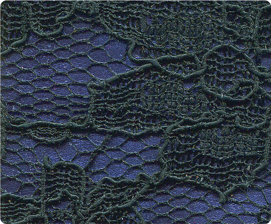 Download 183 Black Lace Dark Blue Pu Fabric Swatch - Leather PNG Image ...