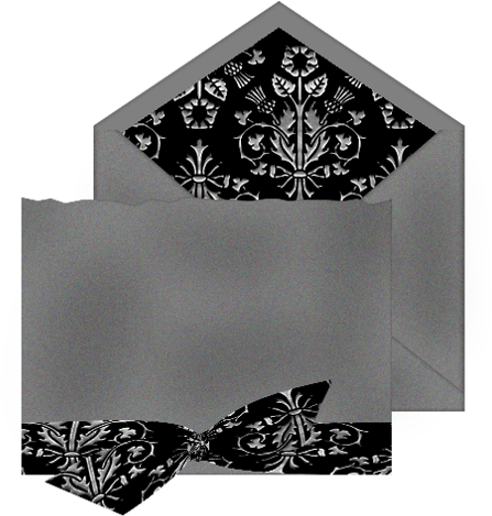 Black Lace Letter - Motif (500x500), Png Download