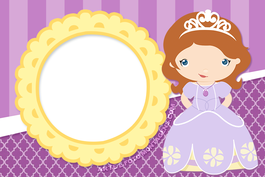 Princesa Sofia Minus - Moldura Da Princesa Sofia Png (898x602), Png Download