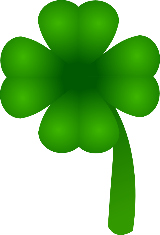 Ireland Clipart March Flower - St Patrick Day Flower (555x812), Png Download