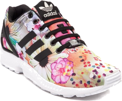 167259424 - Adidas Zx Flux Trainers,core Black (400x332), Png Download