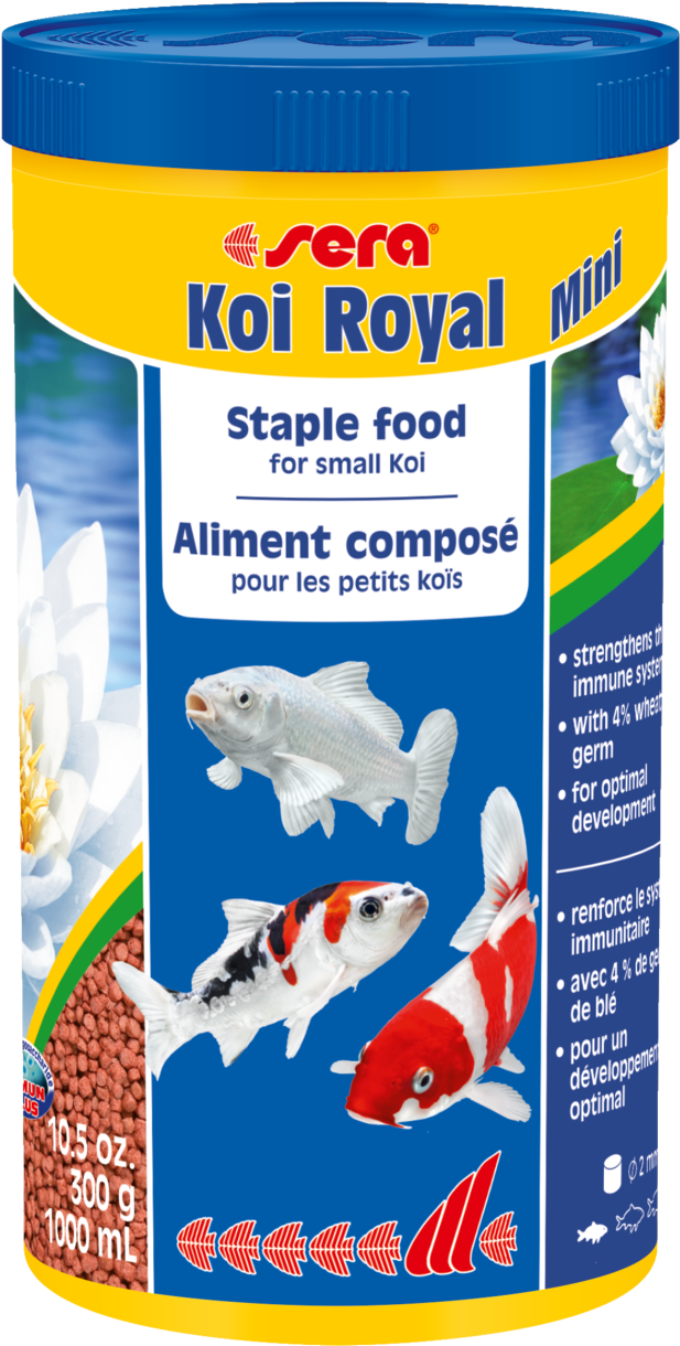 07110 Int Sera Koi Royal Mini 1000 Ml Top - Sera Koi Royal (647x1280), Png Download