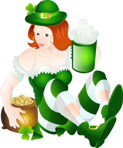 Patricks Day - Saint Patrick's Day (416x500), Png Download
