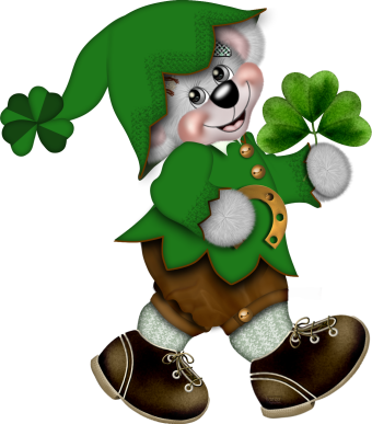 Tubes Png Pour La Fête De Saint Patrick - Good Luck Leprechaun (340x387), Png Download