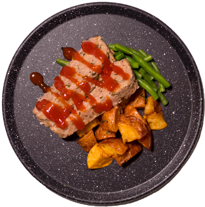 Lean Ground Turkey Meatloaf 90%, Red Potatoes, 1/2 - Ground Turkey (800x791), Png Download