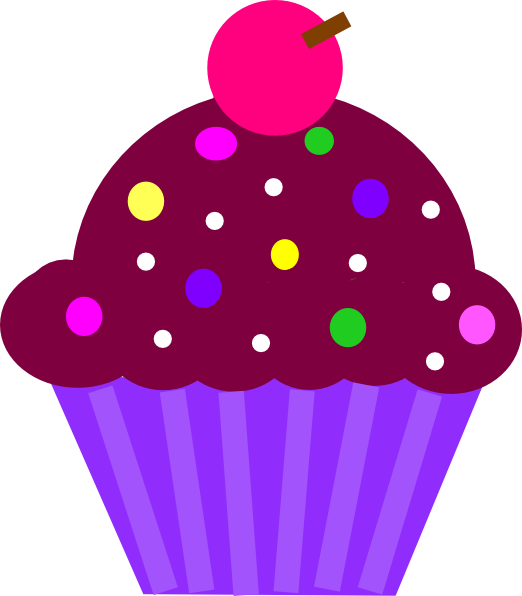 Svg Transparent Stock Cupcake Clip Art At Clker Com - Clip Art (522x596), Png Download
