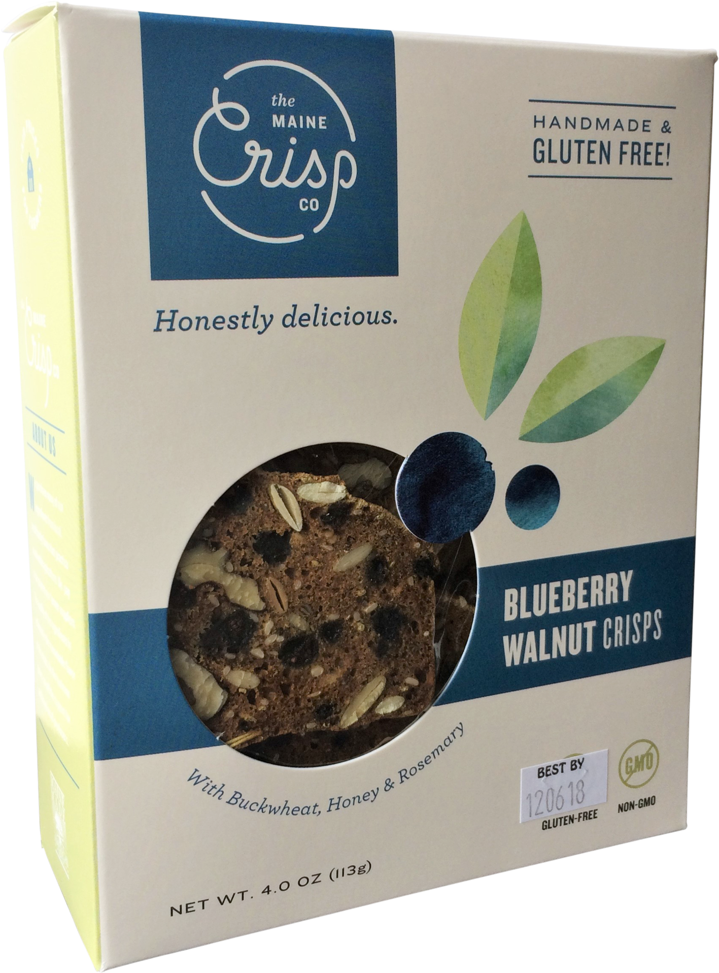 Blueberry Walnut Crisps (2048x2048), Png Download