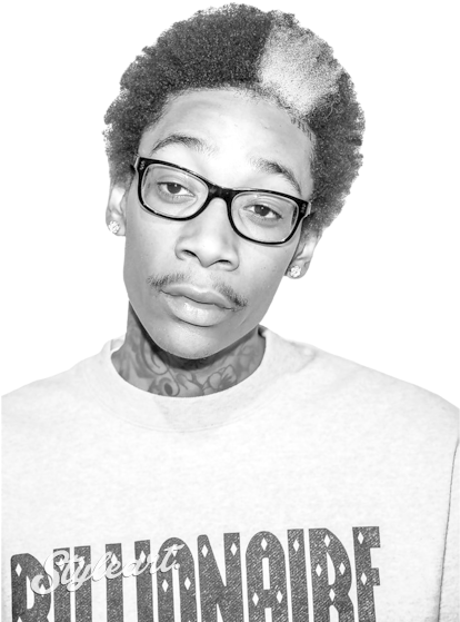 Wiz Khalifa Highlight Hair Design By Nicolasobey123 - Wiz Khalifa Hair (420x560), Png Download