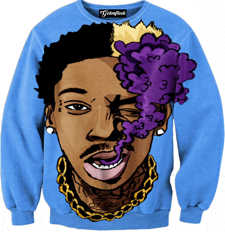 Wiz Khalifa Kush Crewneck Getonfleek - American Horror Story Sudadera (890x920), Png Download