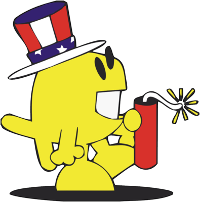 Amazing Independance Day Clip Art Image Fourth Of July - Clip Art (395x400), Png Download