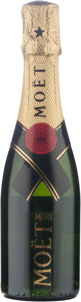 Moët & Chandon Brut Imperial Qtr - Moet & Chandon Brut Nv (mini Moet) Champagne 20cl (271x1000), Png Download