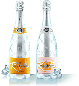 Png - Veuve Clicquot Rich Rose Nv Champagne (412x357), Png Download