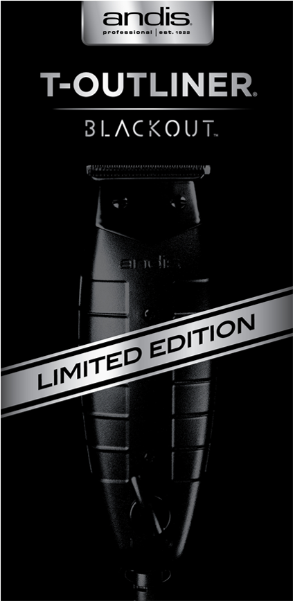 Andis T Outliner Black Out Limited Edition - Andis T Outliner Blackout (780x920), Png Download