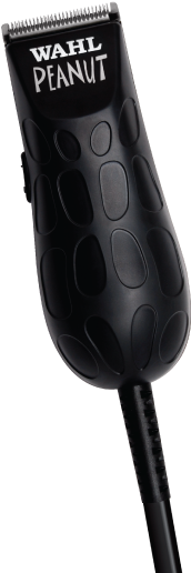 Wahl Pro Black Peanut Hair Trimmers Front View - Wahl Peanut Hair Clipper Black (500x525), Png Download