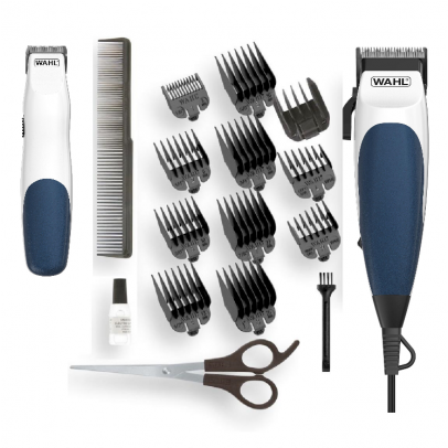 Sale Wahl Blue Homecut Combo Hair Clipper & Bonus Battery - Wahl Professional Animal Km5 2 Speed Clipper Kit #9787 (405x519), Png Download