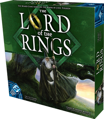 Lord Of The Rings - Lord Of The Rings Board Game (silver Line Edition) (400x457), Png Download