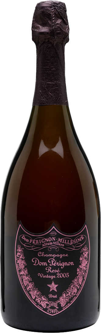 2005 75cl Moet & Chandon, Dom Perignon Rose - Dom Perignon Dom Pérignon Vintage By Bjork (331x1093), Png Download