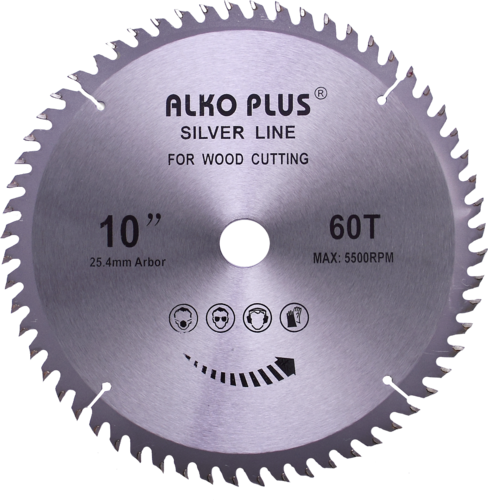 Alko Plus Tct Saw Blade , Usage - Circular Saw Blade Precision Bosch Accessories 2609256935 (488x500), Png Download