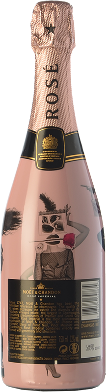 Moët & Chandon Rosé Impérial Unconventional Love - Wine Bottle (216x800), Png Download