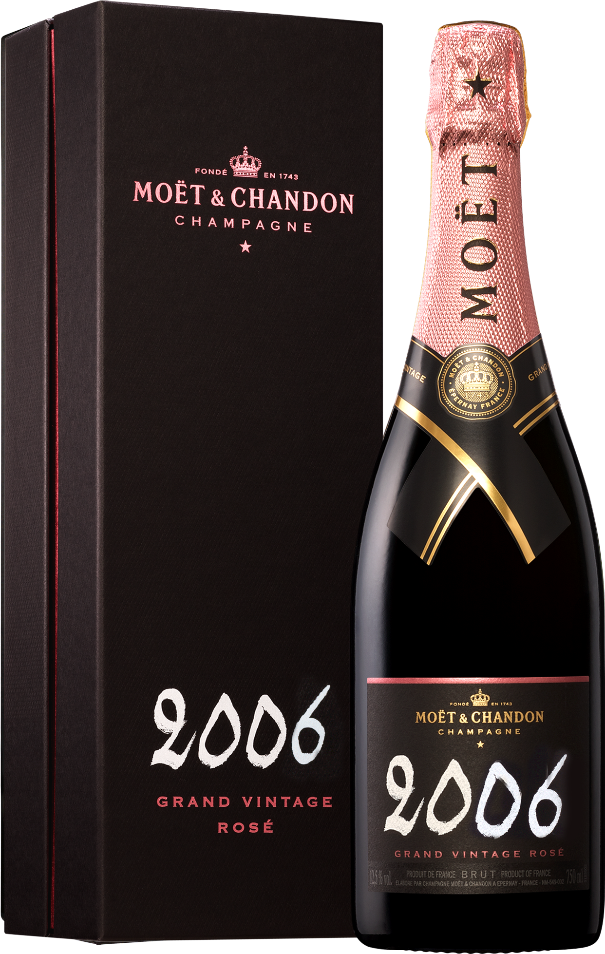 Moet Chandon Grand Vintage Rose 2006 V=1435316736 - Moet & Chandon Vintage 2006 (2000x2000), Png Download