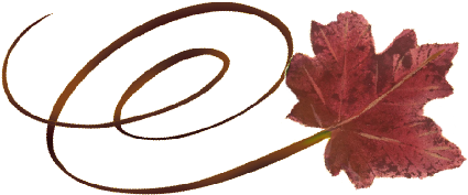 Spring Flowers, Autumn Leaves, Grapes Swirly Red Maple - Fall Wedding (519x346), Png Download