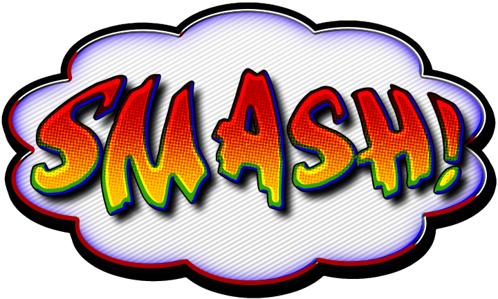 Comic Book Pop Clipart - Comic Book Smash Png (720x432), Png Download