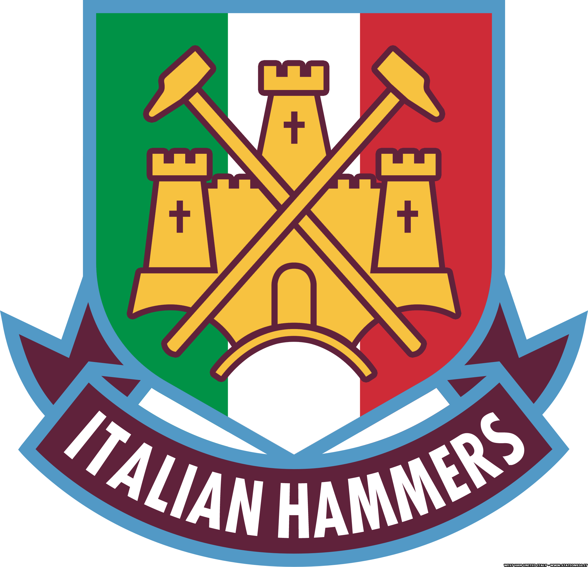 West Ham United F - West Ham United Logo 2016 (2000x1928), Png Download