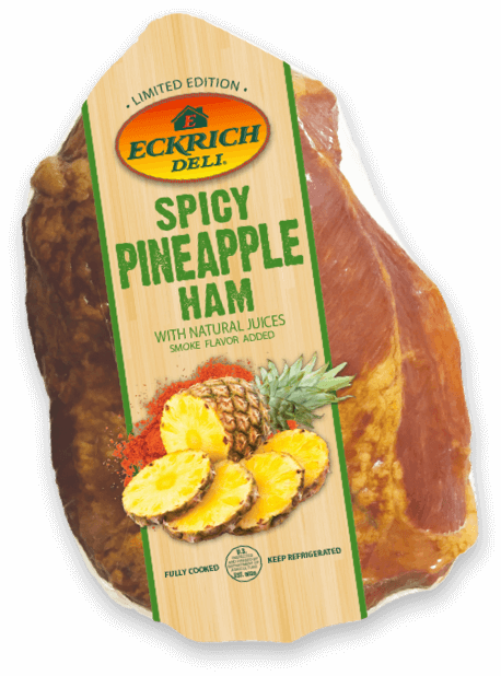 For A Limited Time Only Spicy Pineapple Ham Featuring - Eckrich Spicy Pineapple Ham (458x618), Png Download