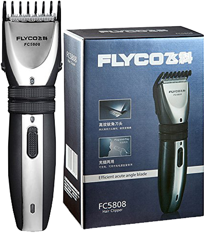 Flyco Fc5808 Rechargeable Hair Trimmer Clipper Kit - Flyco New Rotary 3d Rechargeable Washable Men's Cordless (500x500), Png Download