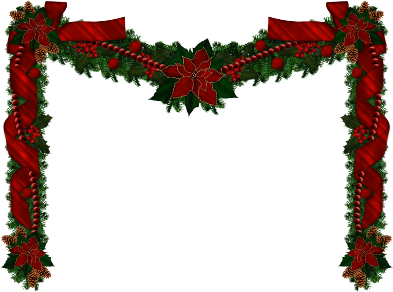 Clipart Transparent Gallery Christmas Png - Christmas Garland Transparent Background (600x451), Png Download