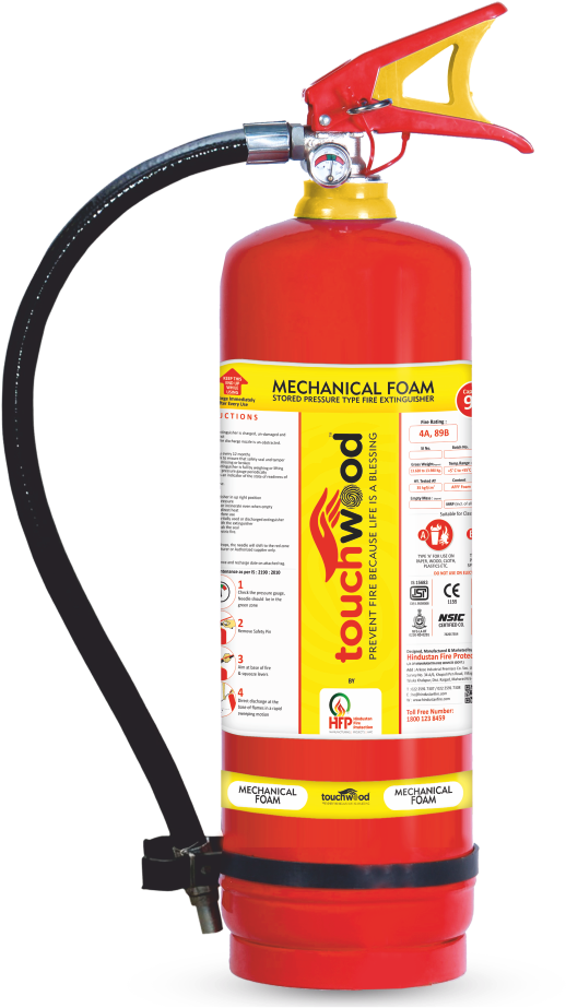 Hfp Products - Fire Extinguisher (585x1271), Png Download