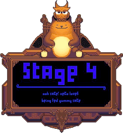 Beta Level Four Fat Cat Image - Cartoon (476x508), Png Download