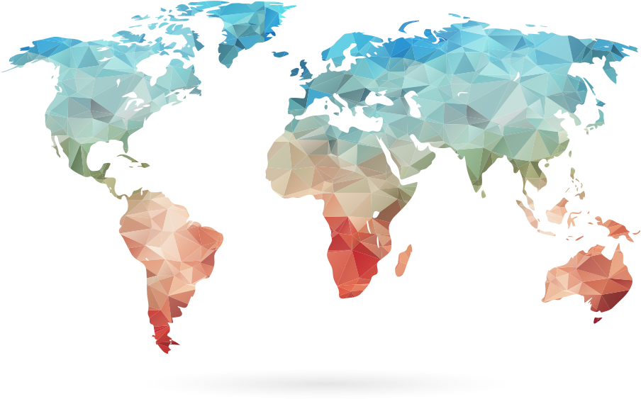 Uk - World Map Watercolor Painting (1024x768), Png Download