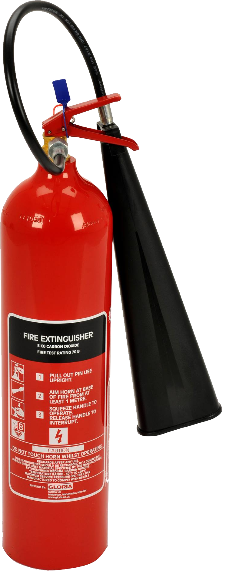 Free Png Extinguisher Png Images Transparent - Gloria 5kg Co2 Fire Extinguisher C5g (481x1161), Png Download