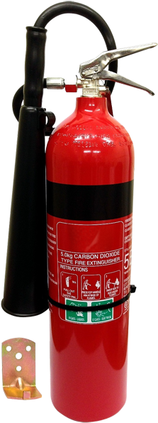 5kg Co2 Fire Extinguisher - 5kg Co2 Fire Extinguisher Aluminium (257x600), Png Download