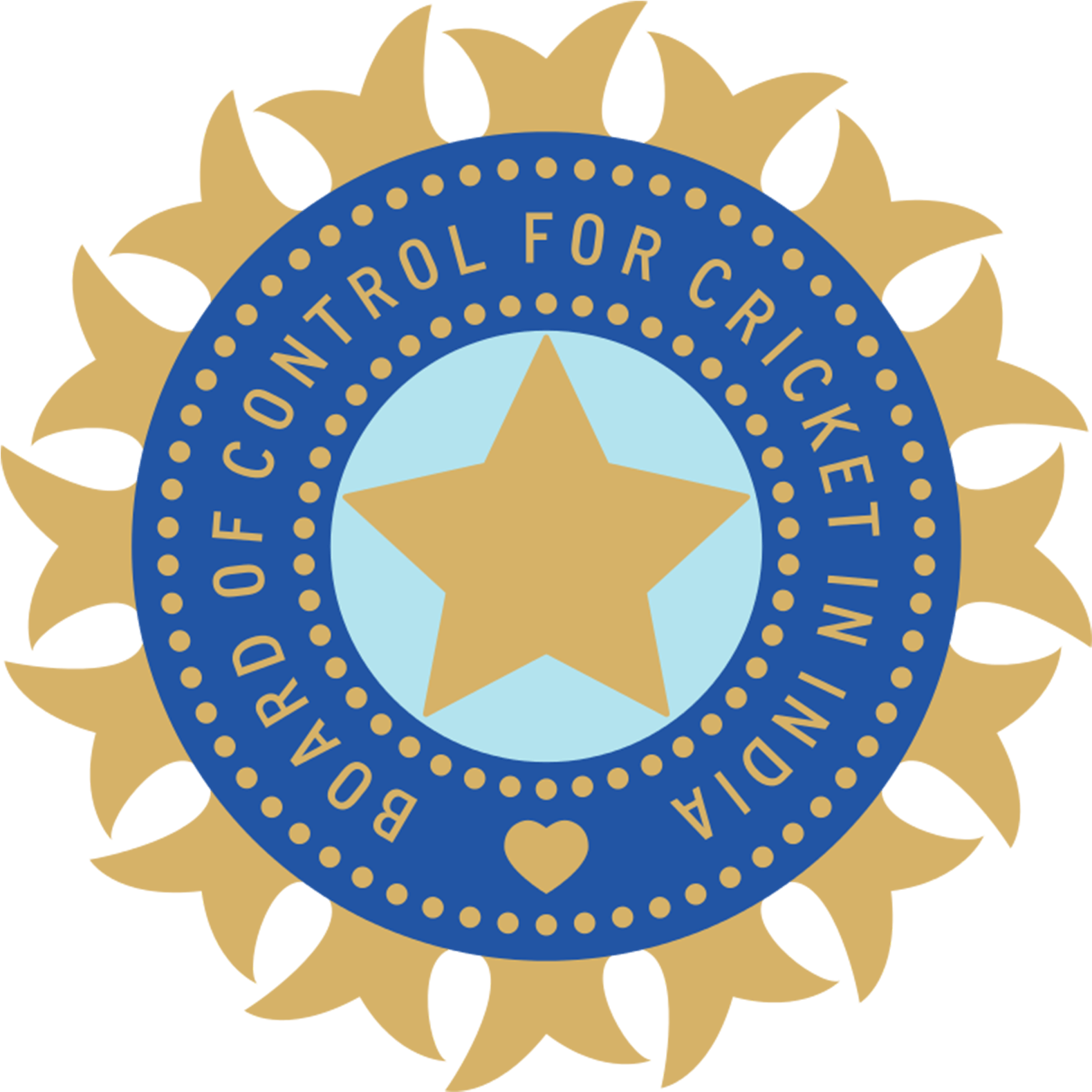 India National Cricket Team Logo (500x496), Png Download