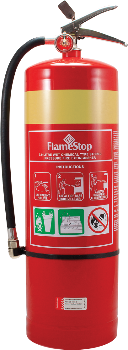 9lt Wet Chemical, Smoke Detectors - Wet Chemical Extinguisher Australia (560x1226), Png Download