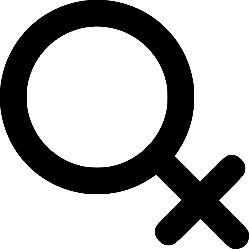 Female Girl Ladies Woman Sex Gender Comments - Magnifying Glass Icon Free (980x980), Png Download