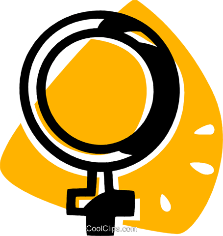 Female Symbol Royalty Free Vector Clip Art Illustration (455x480), Png Download