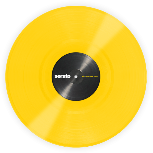 Serato Control Vinyl Yellow - Serato (600x600), Png Download