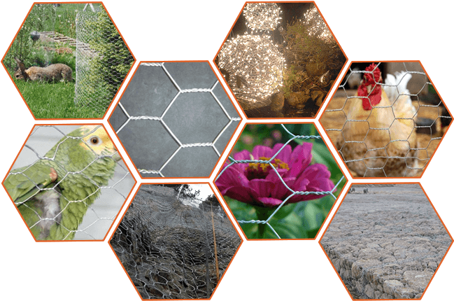 Hexagonal Wire Mesh - Hexagonal Chicken Wire Mesh (660x440), Png Download