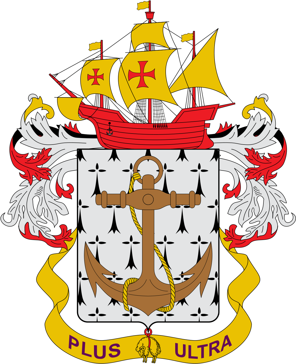 Escudo De La Marina Colombiana (1200x1461), Png Download