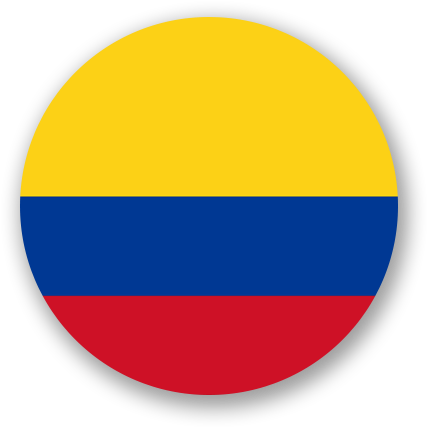 202 - Bandera De Colombia (600x600), Png Download