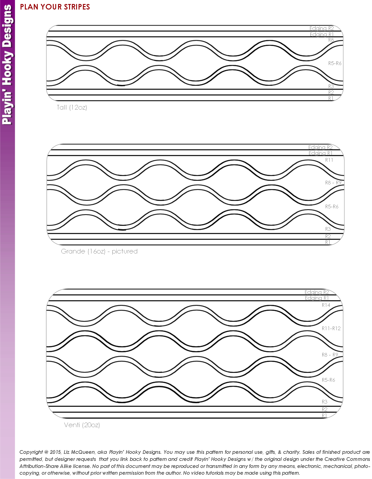Use This Chart To Plan Out Your Stripes For My Free - Line Art (1212x1561), Png Download