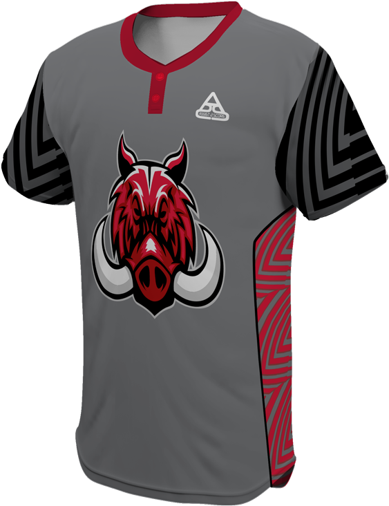 Razorback Uni Front - Active Shirt (1364x853), Png Download