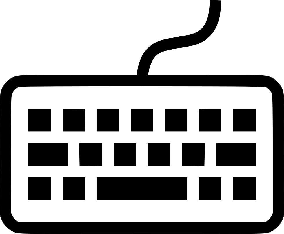 Png File Svg - Keyboard Icon Free (980x808), Png Download