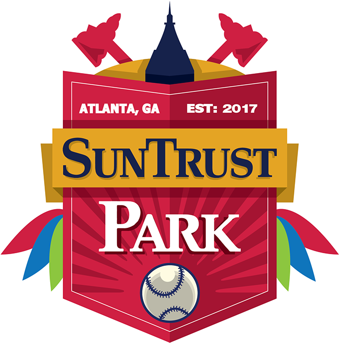 The Braves Moved Their Team To The Suntrust Park - Illustration (1200x927), Png Download