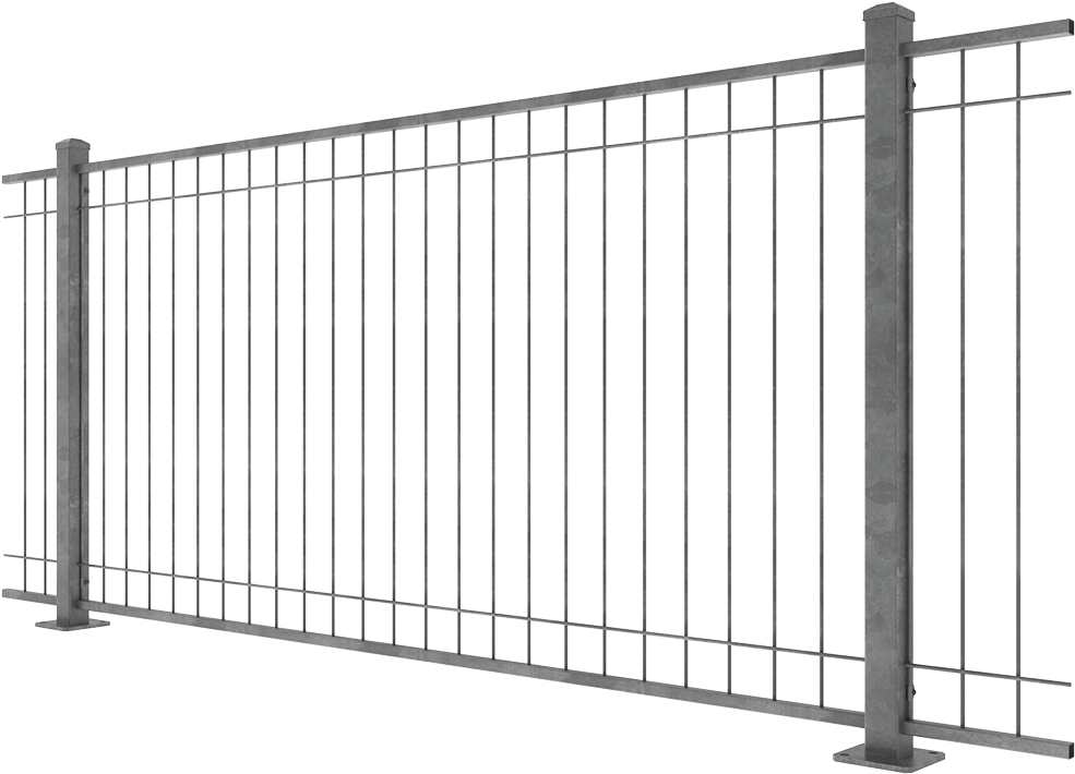 Rigid Wire Shs-top Panels And Gates - Fence Steel For Army Dwg (1140x968), Png Download