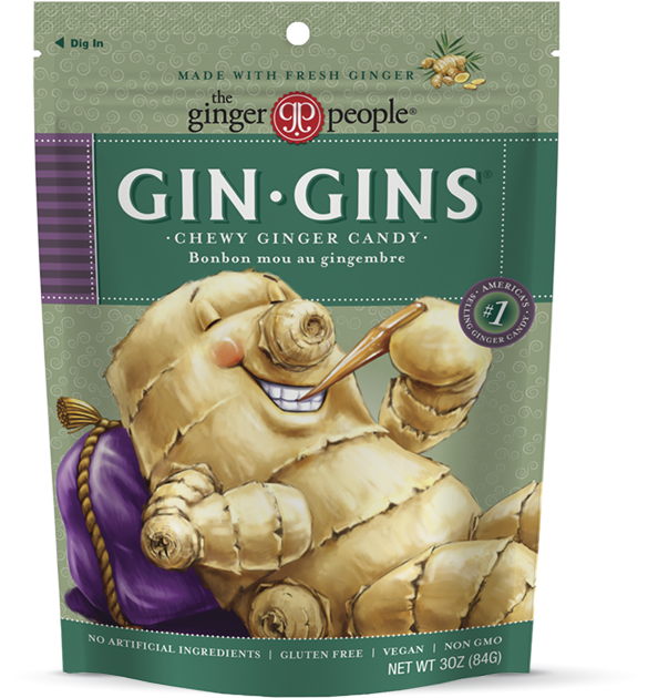 Gin Gins Original Chewy Ginger Candy - Gin Gins (600x651), Png Download