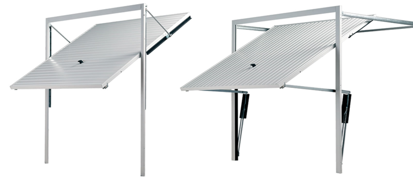What Is The Difference Between Canopy And Retractable - Canopy Or Retractable Garage Door (809x460), Png Download